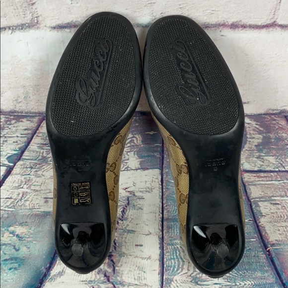 GUCCI Mono Crystal Coated Heel Shoes - Picture 7 of 8